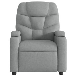 vidaXL Massage Recliner Chair Wingback Reclining Armchair for Elderly Fabric - 1 of 4