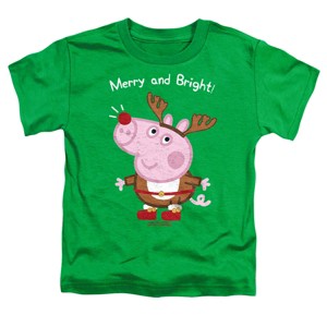 Toddler Boys' Peppa Pig George Pig Christmas Reindeer T-Shirt - 1 of 4