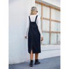 Clearlove Women Denim Overall Dress A-Line Pinafore Bib Jean Dress - 4 of 4