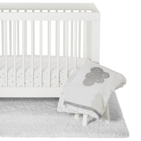 Crib Bedding Set In The Clouds 4pc Cloud Island Platinum Target