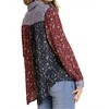 Women's Mixed Floral Roll Tab Shirt - umgee - 2 of 4