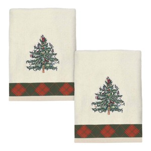 Spode® Christmas Tree Tartan 2-Pack Hand Towel Set - 1 of 3
