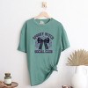 Simply Sage Market Coquette Spooky Witch Social Club Garment Dyed Tee - 3 of 4