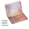 Unique Bargains PU Leather Travel Wallet Case Card Holder Cover with Elastic Strap 5.8"x3.9" - 3 of 3