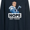 Men's - Avatar: The Last Airbender - Sokka Nope Long Sleeve Graphic T-Shirt - 2 of 4