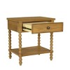 NicBex 1 Drawer Nightstand Modern Bedside Table with Open Storage End Table for Bedroom, Living Room, Study - 3 of 4