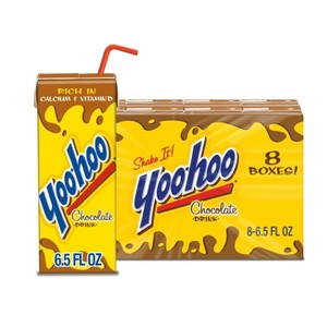Yoo-hoo Chocolate Drink, 6.5 fl oz, 8 Pack Boxes (Pack of 2) - 1 of 3