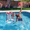 GoSports Splash Hoop 360 Floating Pool Basketball Game 4pc - Red - 2 of 4