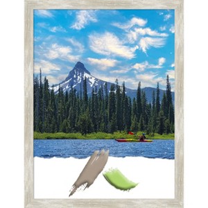 Amanti Art Crackled Metallic Narrow Picture Frame - 1 of 4