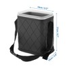 Unique Bargains Car Trash Can Portable and Hanging Front Rear Seat Back Trash Bin 1Pc - image 3 of 4