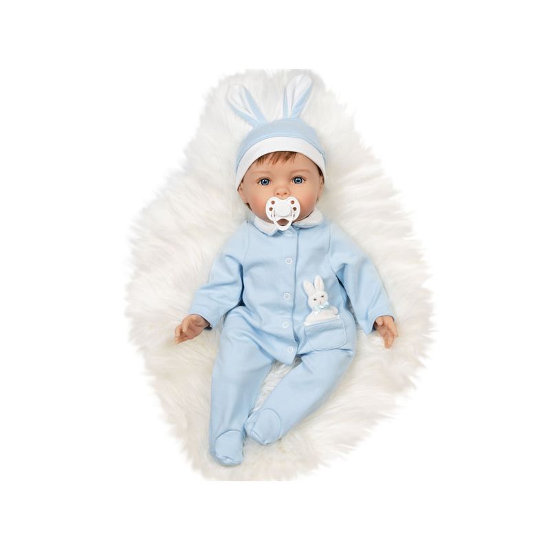 Paradise Galleries Realistic Easter Toddler Boy Doll - Honey Bunny, 6-Piece Reborn Doll Gift Set with Magnetic Pacifier, 3+, 2 of 8