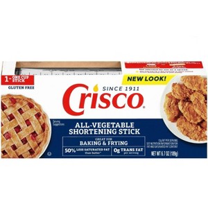 Crisco All-Vegetable Shortening Baking Stick, 6.7 oz (Pack of 4) - 1 of 3