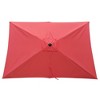 CAVINAS 6 x 9 FT Patio Umbrella with Push Button Tilt and Crank,Outdoor Waterproof Umbrella for Backyard,Poolside,Deck,Base Not Included - 4 of 4