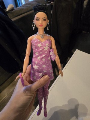 Barbie Deluxe Style Fashion Doll #11 in Pink Denim Star-Print
