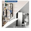 5 Tier Industrial Bookshelf Bookcase Plant Stand Storage Rack With Metal Frame Living Room Home Office,Books Holder Organizer - 4 of 4