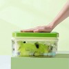 LunaLulinlk Freezer Ice Tray with Lid, Makes 64 Ice Cubes, Includes 2 Ice Trays, Ice Box, Ice Scoop and Lid, BPA Free, Green - 4 of 4
