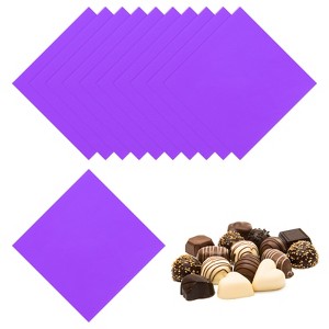 Unique Bargains Aluminum Foil Candy Chocolate Square Packaging Wrappers 100 Pcs - 1 of 4