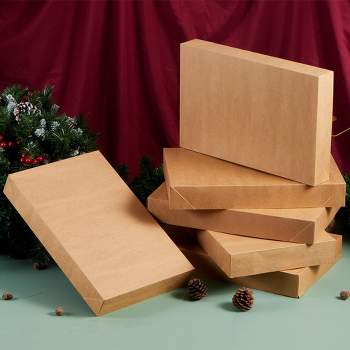 Roll over image to zoom in
JOYIN  12pcs Christmas White Cardboard Gift Boxes