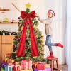 COZONY Satin Christmas Tree Topper Bow and Ribbon Bows Set - 2 of 4
