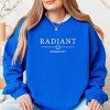 Simply Sage Market S.W.Smiley Embroidered Radiant Smiley Outline Sweatshirt - 3 of 4