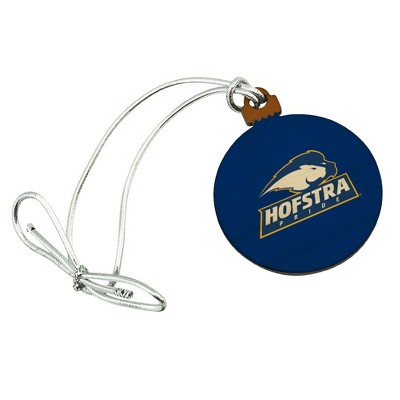 Hofstra University Lions Logo Mini Small Tiny Wood Christmas Tree Holiday Ornament