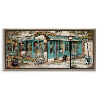 Stupell Industries European City Streets Café Scene, 25" x 11"