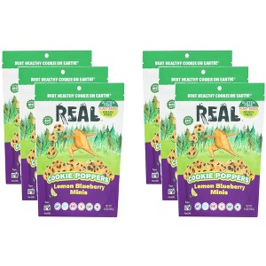 Real Cookie Poppers Lemon Blueberry - Case of 6 - 4.5 oz - 1 of 2