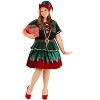 HalloweenCostumes.com Plus Deluxe Holiday Elf Costume for Women - 2 of 4