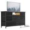 8 Drawer Dresser TV Stand for 55 inch TV, Wood Top Media Console with Storage Organizer for Bedroom Living Room Entryway - 2 of 4