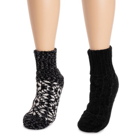 MUK LUKS Women's 2 pack Chenille Cabin Socks - image 1 of 3