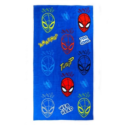 Spider-Man Mask Beach Towel