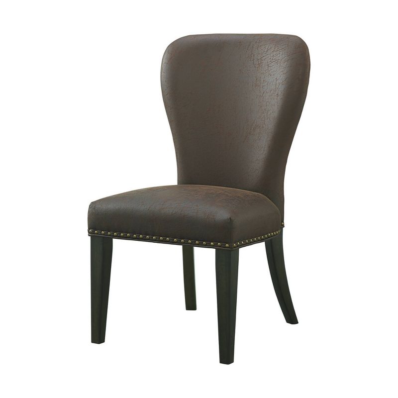 Set of 2 Savoy Upholstered Dining Armless Chairs - Alaterre Furniture, 6 of 20