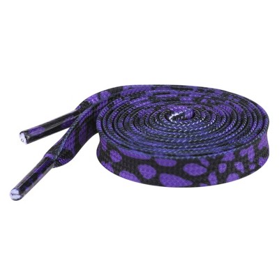 INSPIRE CHIC Leopard Print Flat Shoe Laces for Sneakers 0.31'' 1 Pair