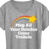 Women's - Instant Message - Delulus Come Trululu Short Sleeve Graphic T-Shirt - 2 of 4