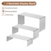 Unique Bargains Stainless Steel Home Retail Store Supplies Jewelry Clutch Purse Display Stand 3 Pcs - 3 of 4