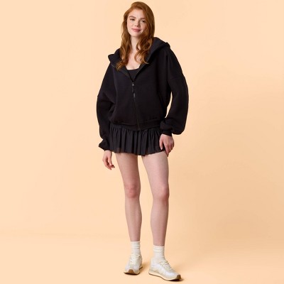 Women's Marshmallow Full Zip Hooded Sweatshirt - Blogilates