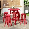 WestinTrends Malibu All Weather Hdpe Outdoor Patio Bar Height Dining Set (5-Piece) - 2 of 4