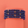 Ross-Simons Blue Lapis Jewelry Set: 5 Beaded Bracelets With 14kt Yellow Gold Size - 3 of 4