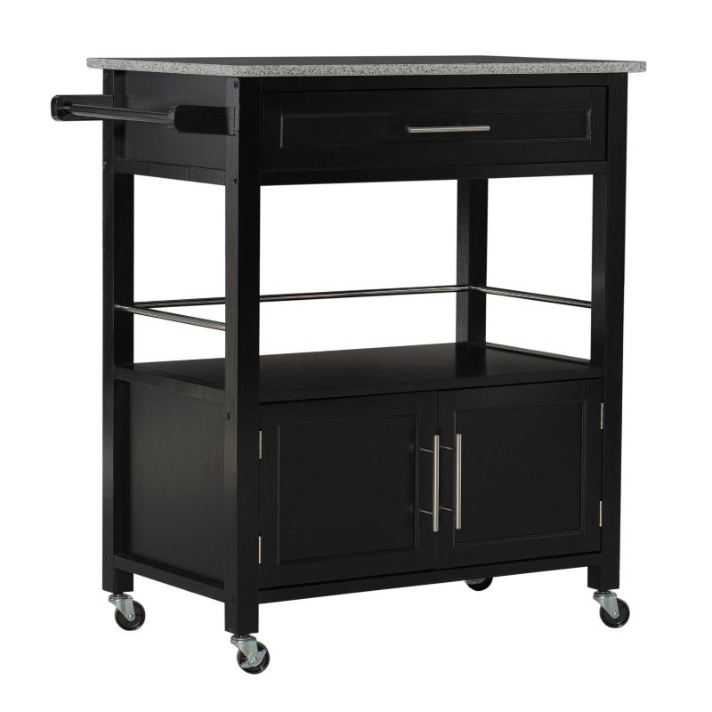 Cameron Kitchen Cart with Granite Top - Linon, 1 of 15