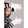 HalloweenCostumes.com Girl's Curious Mime Costume | Striped Imitator Outfit for Halloween & Parties - 2 of 4