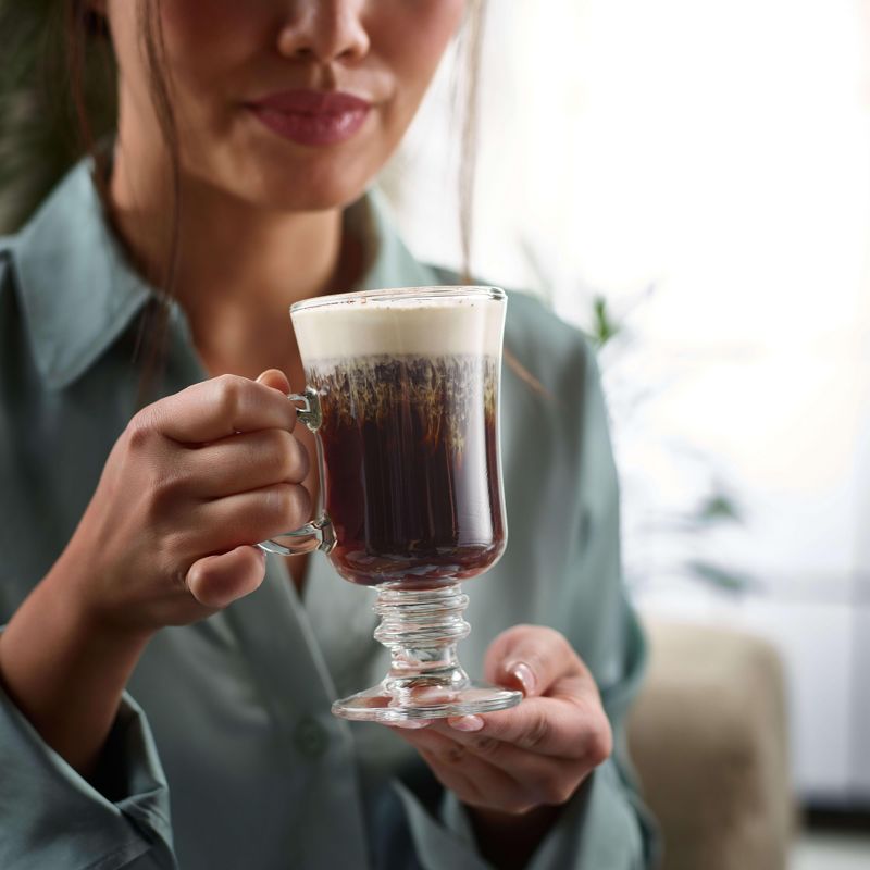 Libbey Irish Coffee Mug Glasses, 8.5-ounce, Set of 4, 2 of 6