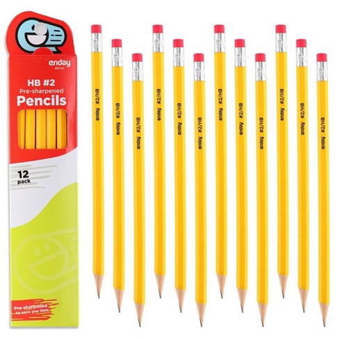 ZELYHH Triangular Pencils Presharpened Pencils #2 HB Macaron Number 2  Pencils Sharpened with Erasers Triangle Writing Pencils Fancy Pencils for  Kids