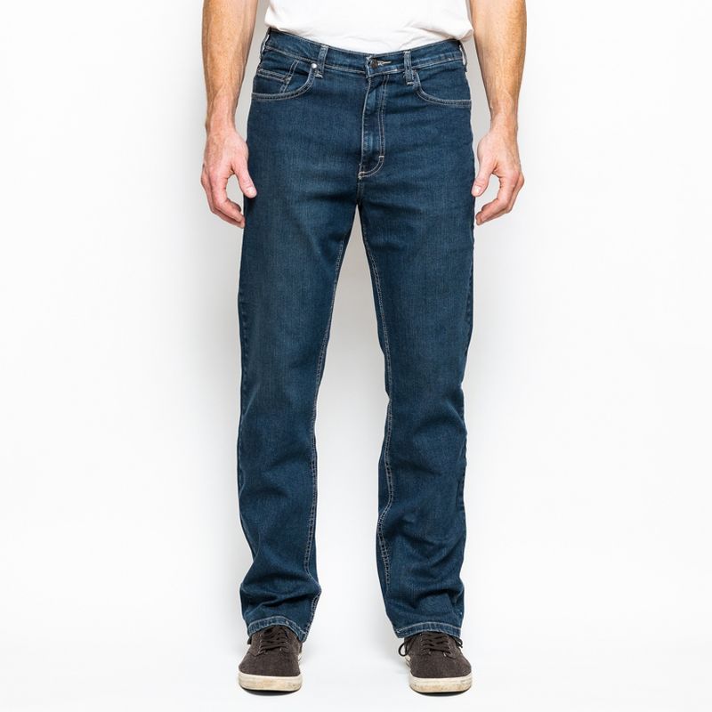 Full Blue Men's Big & Tall 5-Pocket Regular Fit Stretch Jean, 1 of 4