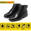 RV4102 Men's 6" Soft Toe Oxford Boots Lace up Black color Business Wedding Party Shoes - 3 of 4