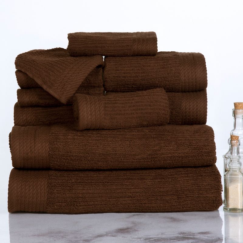 Solid Bath Towels And Washcloths 10pc - Yorkshire Home, 2 of 5