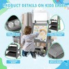 Gulches Children's Art Easel, Wooden Children's Easel 3 in 1 Adjustable Double Sided, Whiteboard, Chalkboard and Rolled Paper - 4 of 4