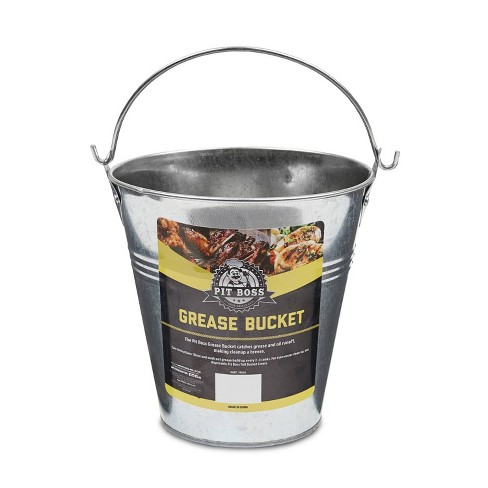 Stainless Steel Grease Bucket Pit Boss Target