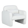 CAVINAS Teddy Fabric Accent Chair with Pillow and Armrests, Cozy Single Sofa Chair for Living Room, Bedroom, Study - 2 of 4