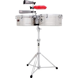 LP Prestige Series Stainless Steel Timbales Level 2 14 in./15 in. 194744117145 - 1 of 1