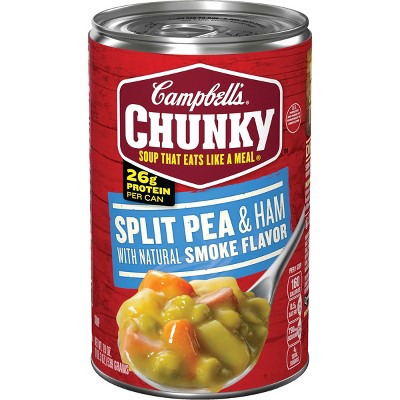 Campbell's Chunky Split Pea with Ham Soup - 19oz